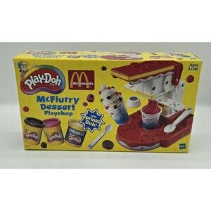 Vintage McDonald’s McFlurry Ice Cream Play Doh 2000 Sealed Box